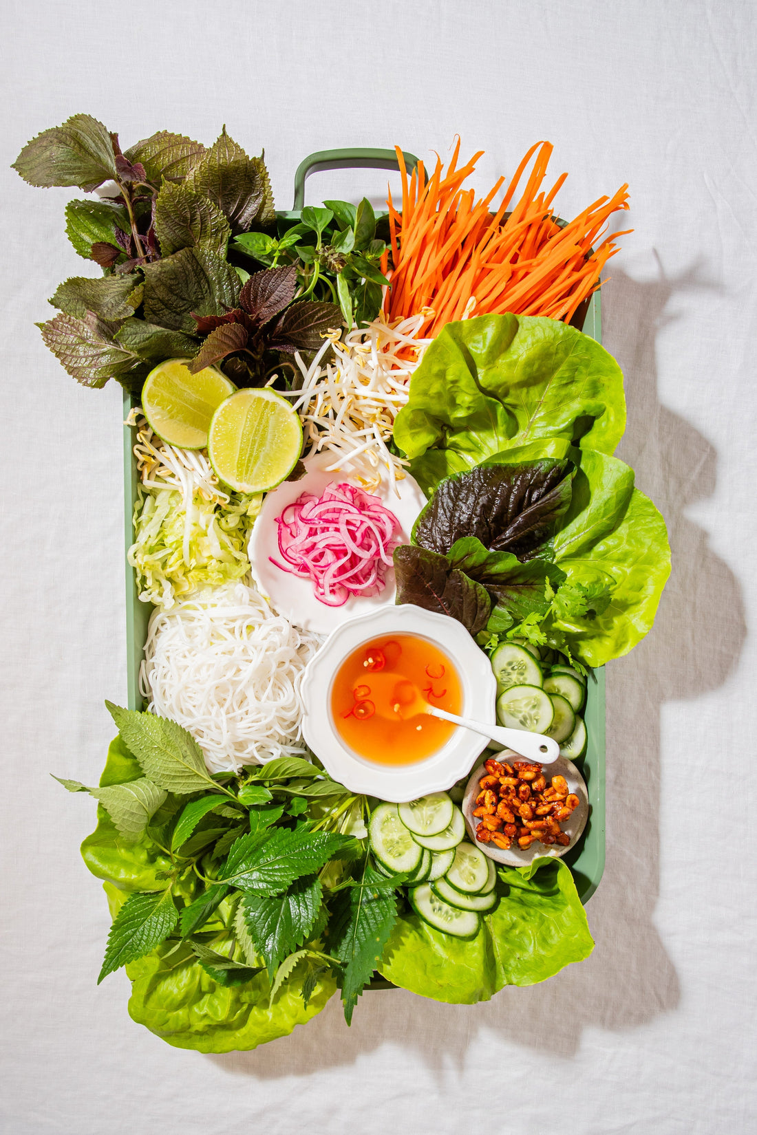 Vietnamese vermicelli noodle salad