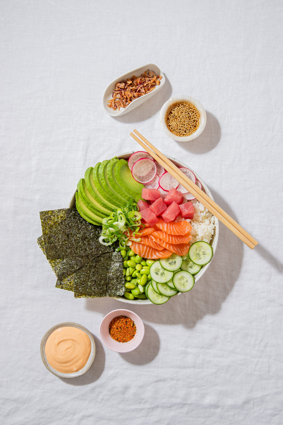 Sashimi rice bowl