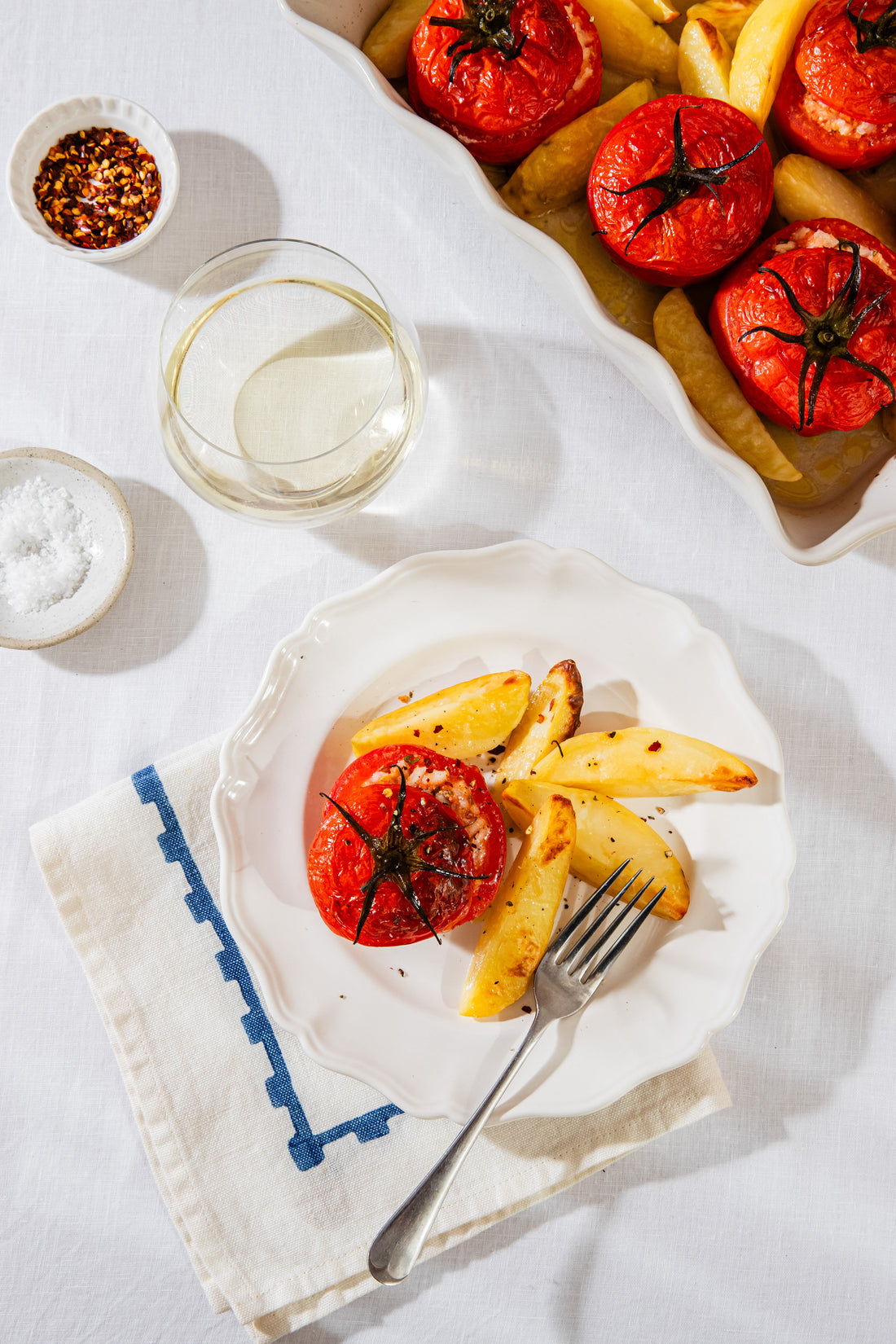 Stuffed rice tomatoes
