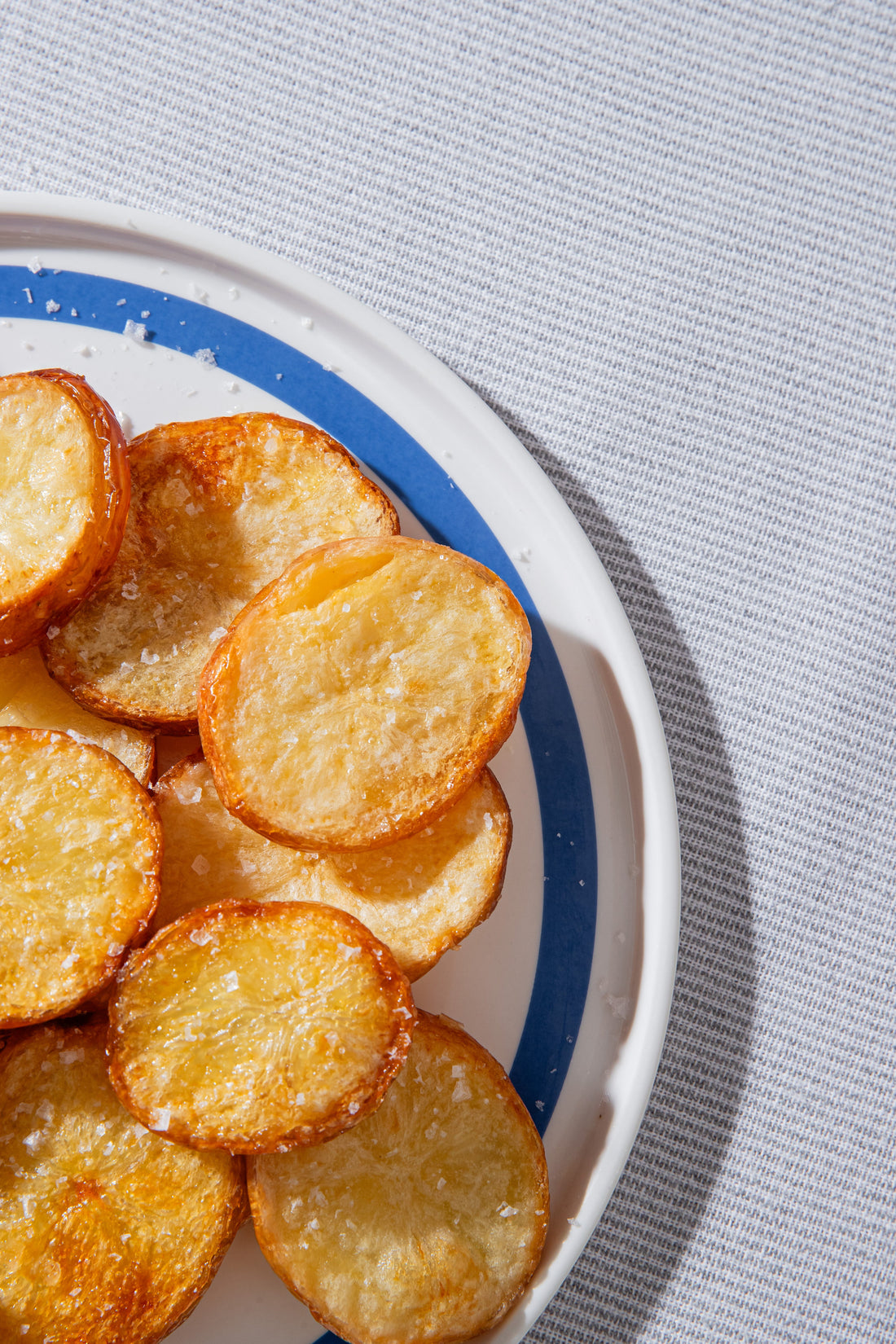 Tangy and crunchy salt and vinegar baked chips