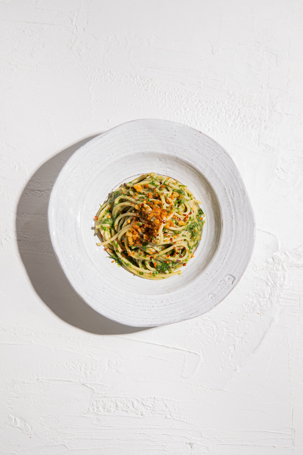 Butter and anchovy pasta