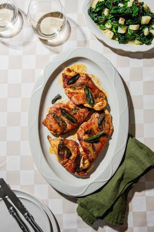 My chicken Saltimbocca