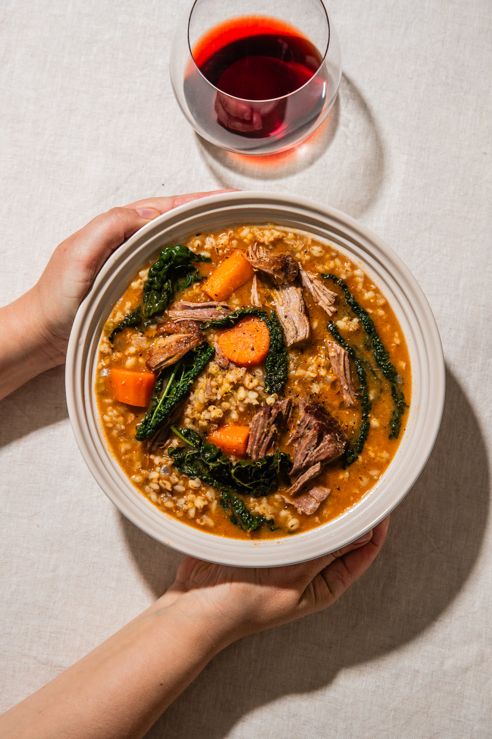 Lamb and barley stew