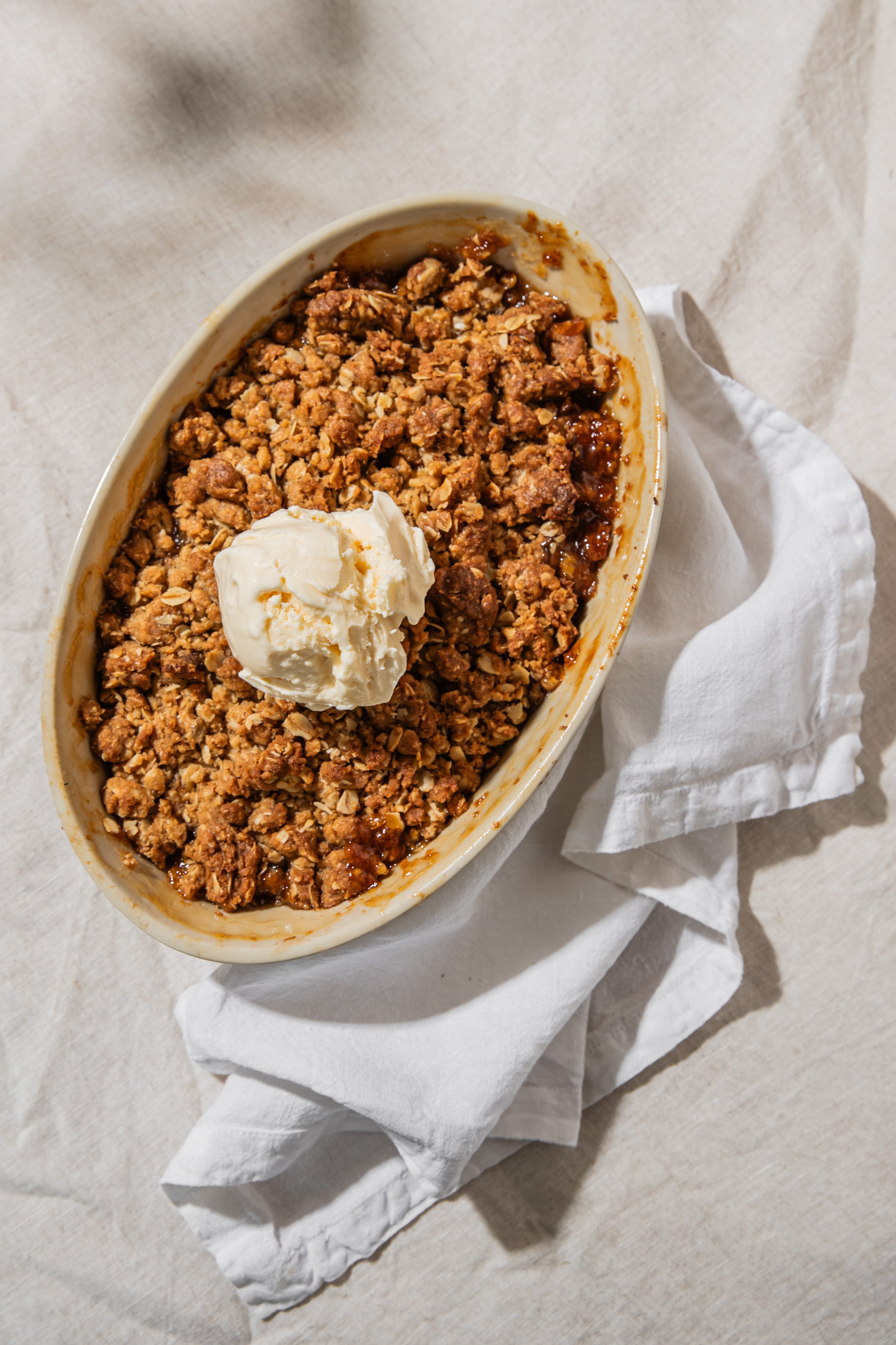 Apple crumble