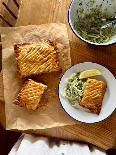 A mid-week smoked fish pillow pie