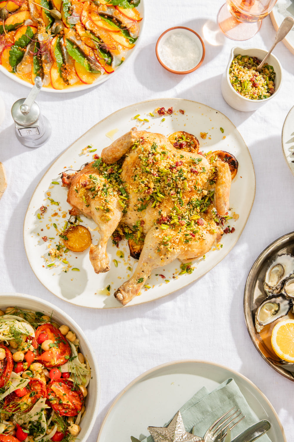 Christmas roast chook
