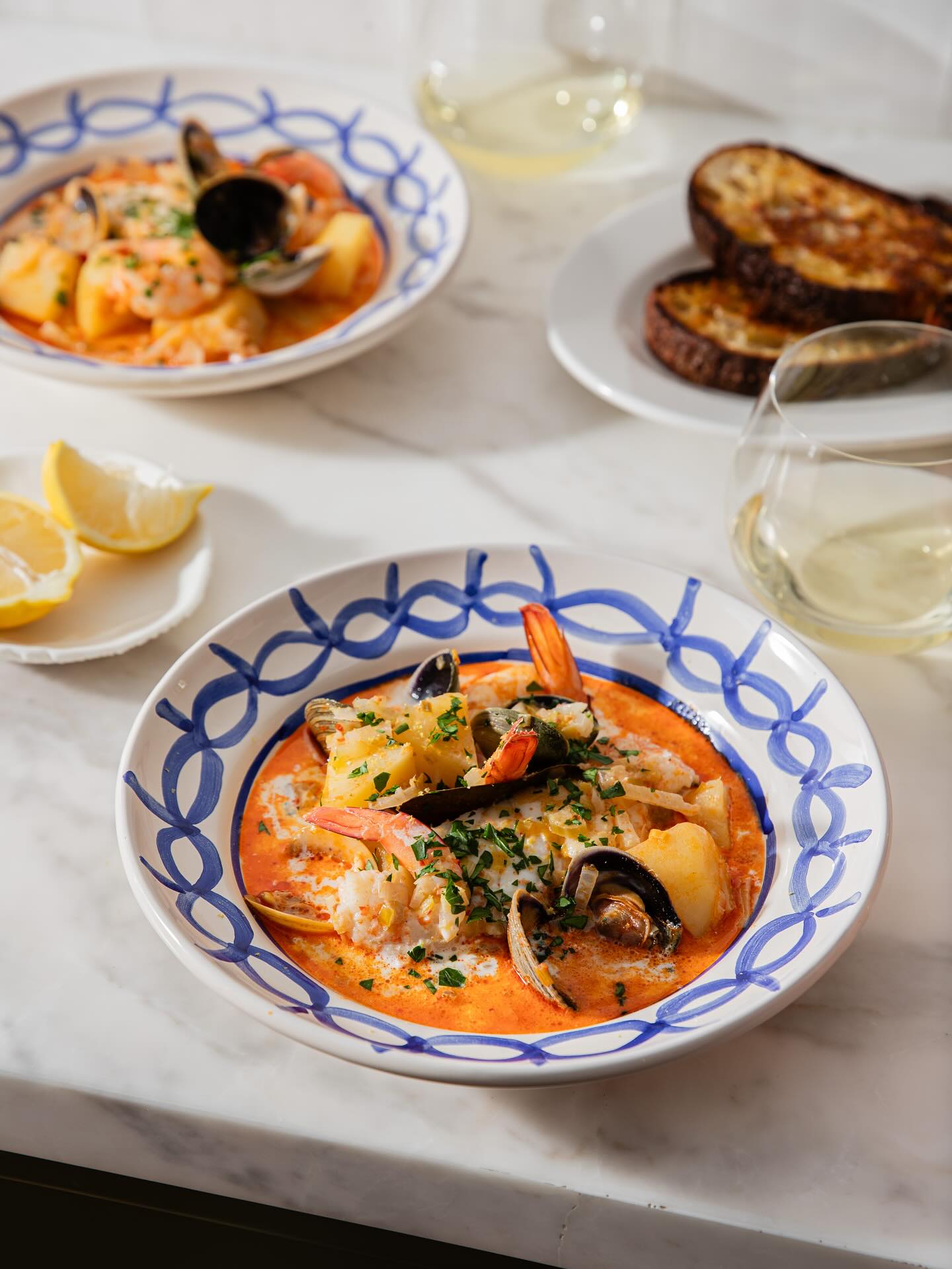 ‘Nduja seafood chowder