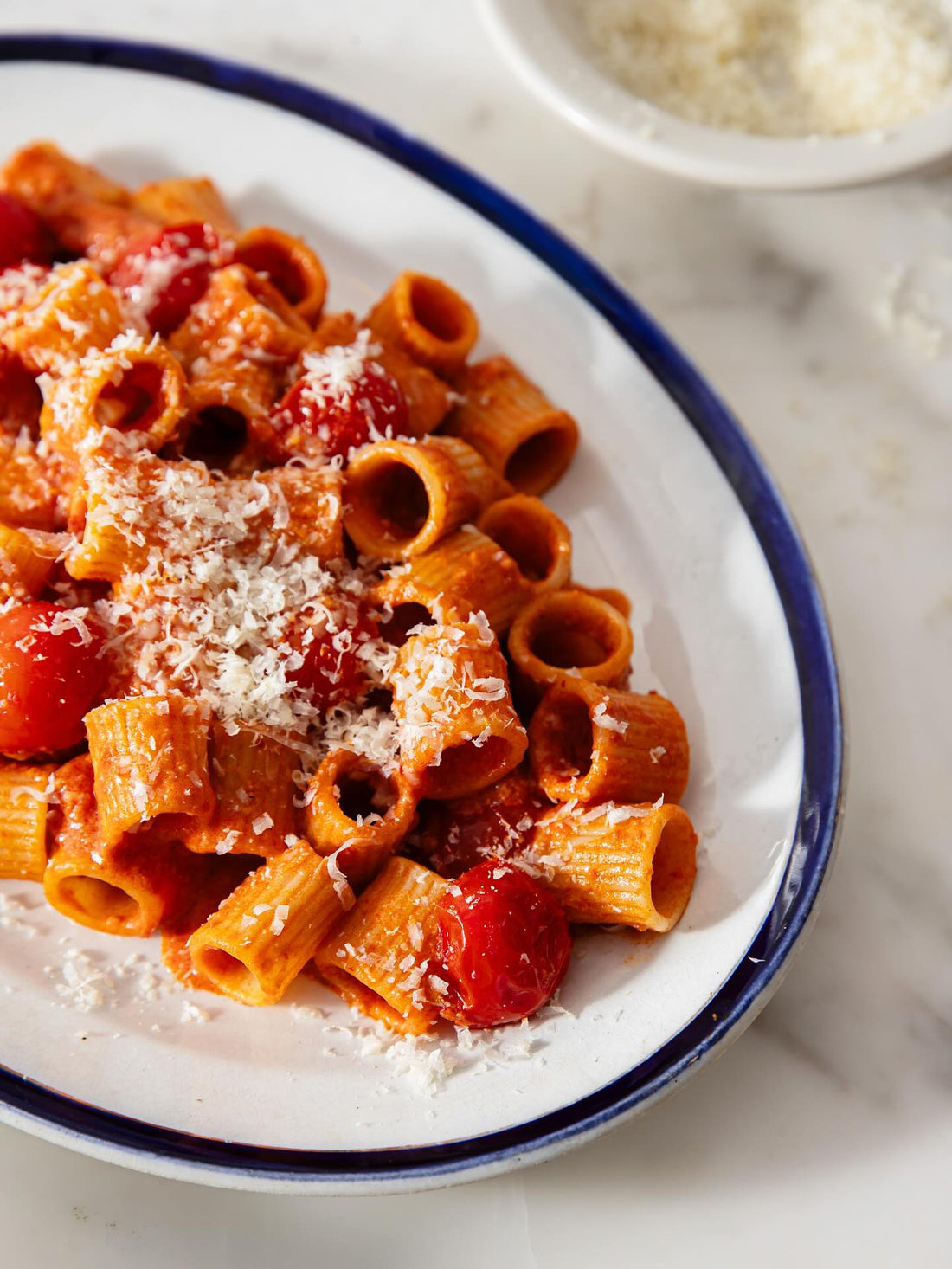 Pasta with ’nduja and mascarpone