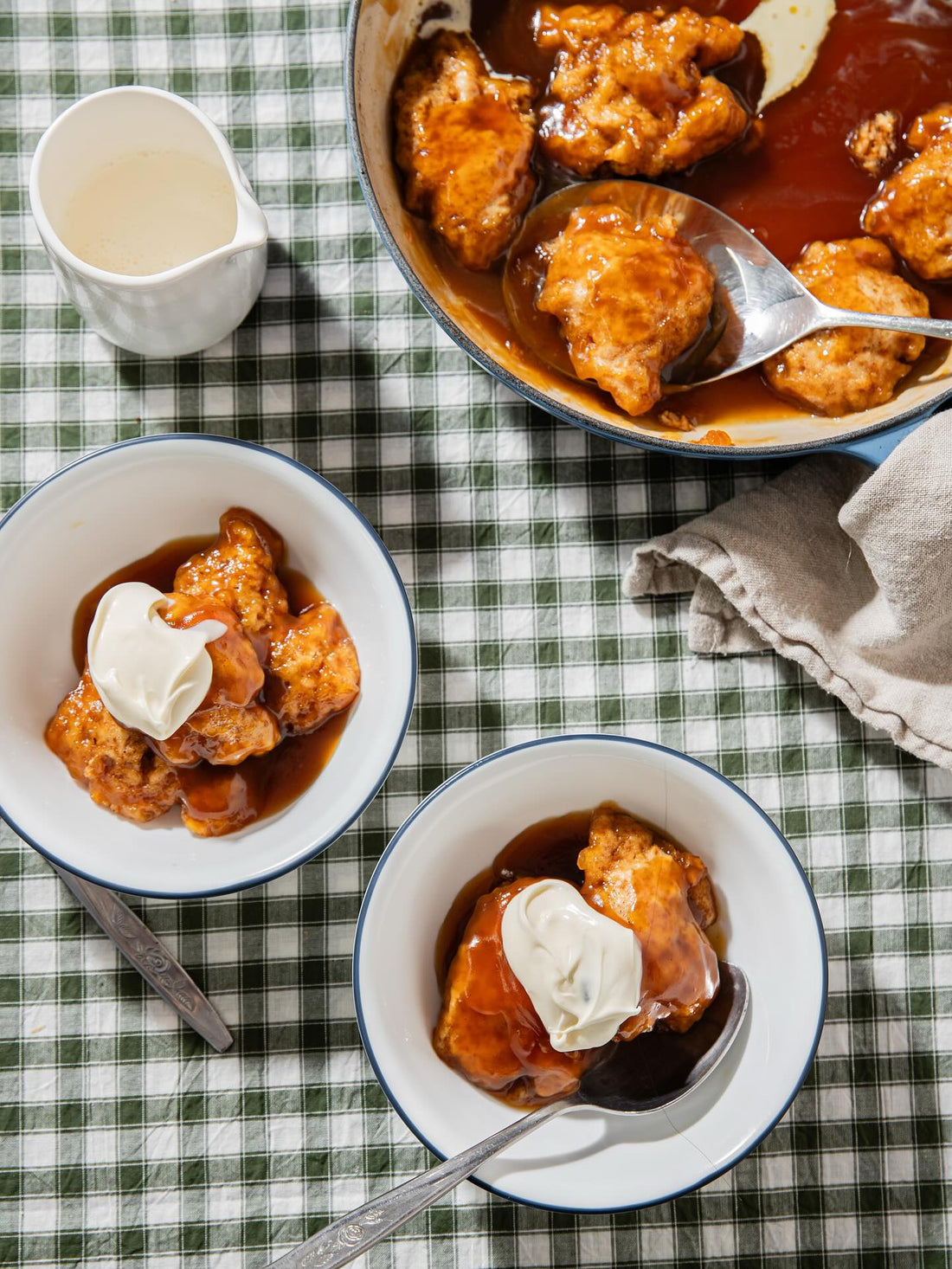 Golden syrup dumplings