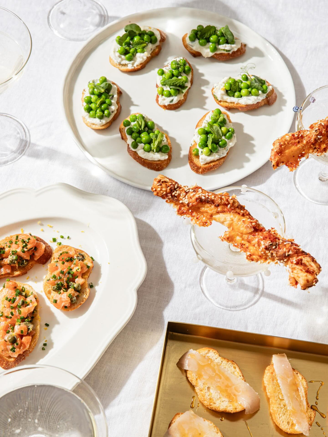Three crowd-pleasing crostini recipes