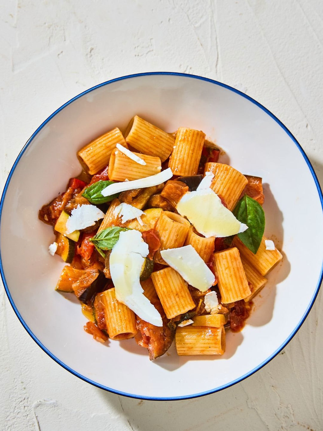 A rich, vegetable-heavy pasta sauce