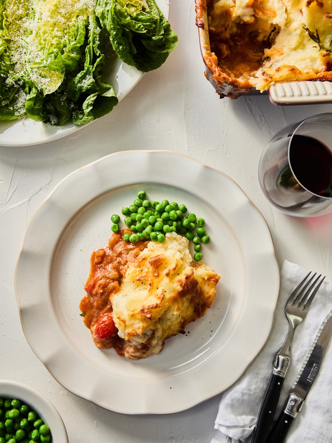 Sausage and potato-top pie